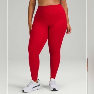 Lululemon Athletica Bold Red Leggings